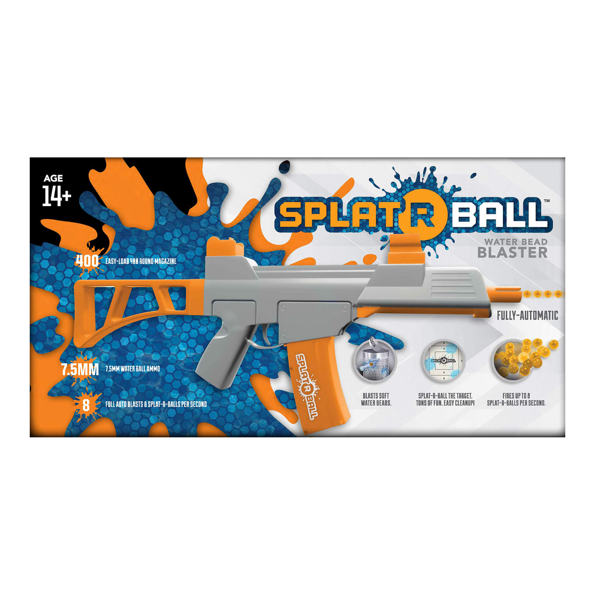 Splat-R-Ball Semi and Full Auto Water Gel Ball Gun Blaster Kit - Sam's Club