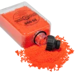 Spilled Bottle of SplatrBall 20000 7.5MM Dehydrated Rounds Orange