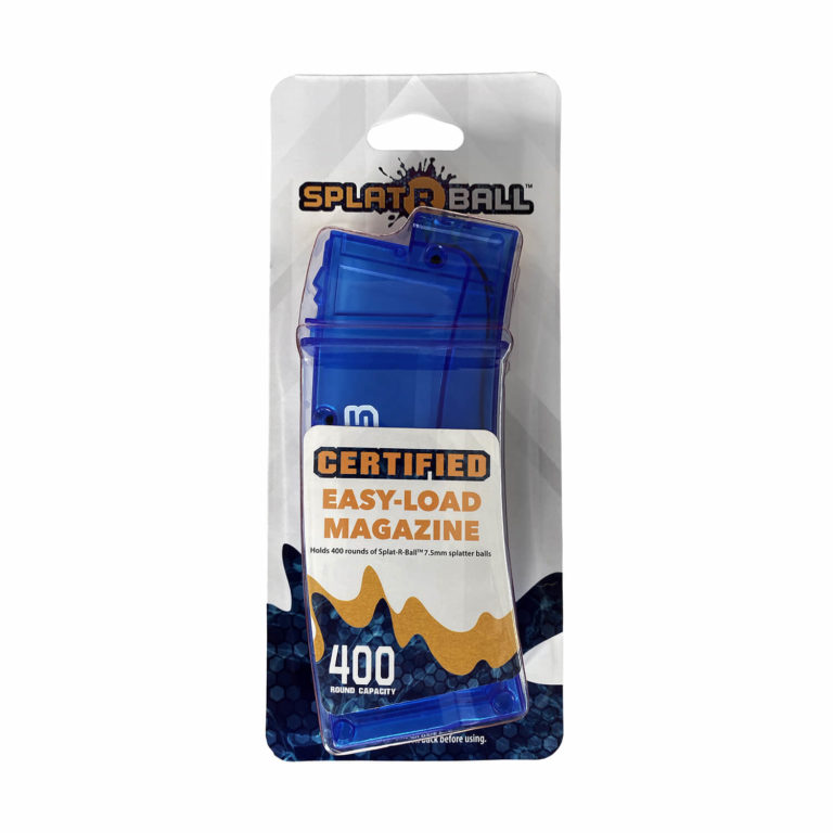 1200 Round Water Bead Drum Magazine For Splatrball SRB1200 & SRB400 Gel Blasters - Blue