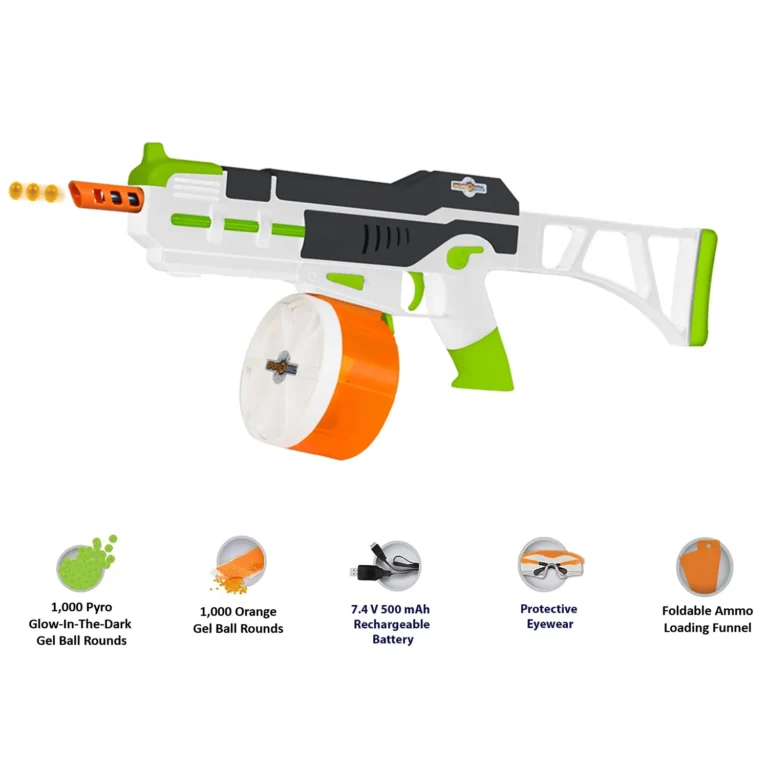 SplatRBall SRB1200 Pyro Glow-in-the-dark water gel ball blaster