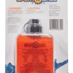 Back View of Packaging for SplatrBall 20000 7.5MM Dehydrated Rounds Orange