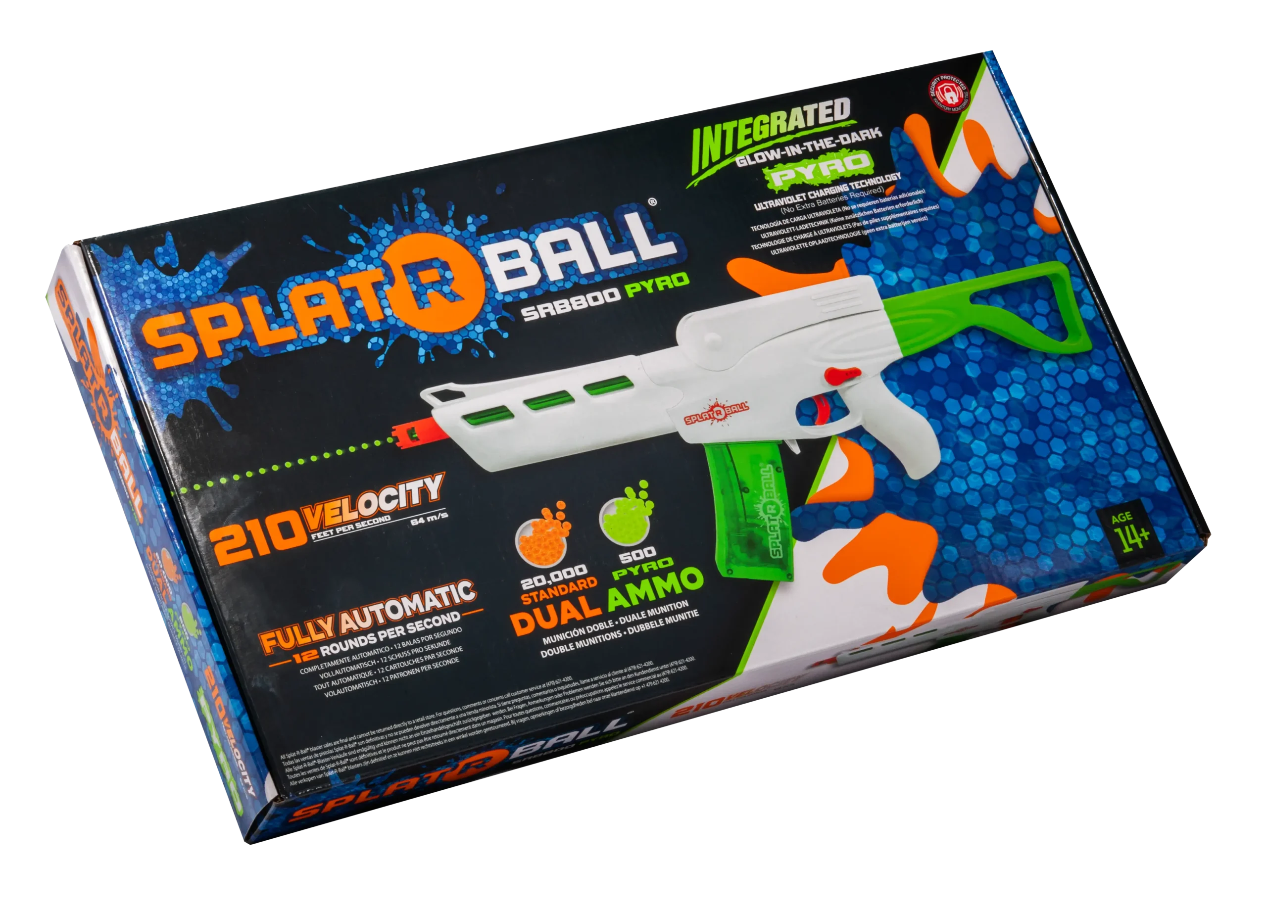 960001_10 Right Angled View of Packaging for SRB 800 PYRO KIT White and Green 960001