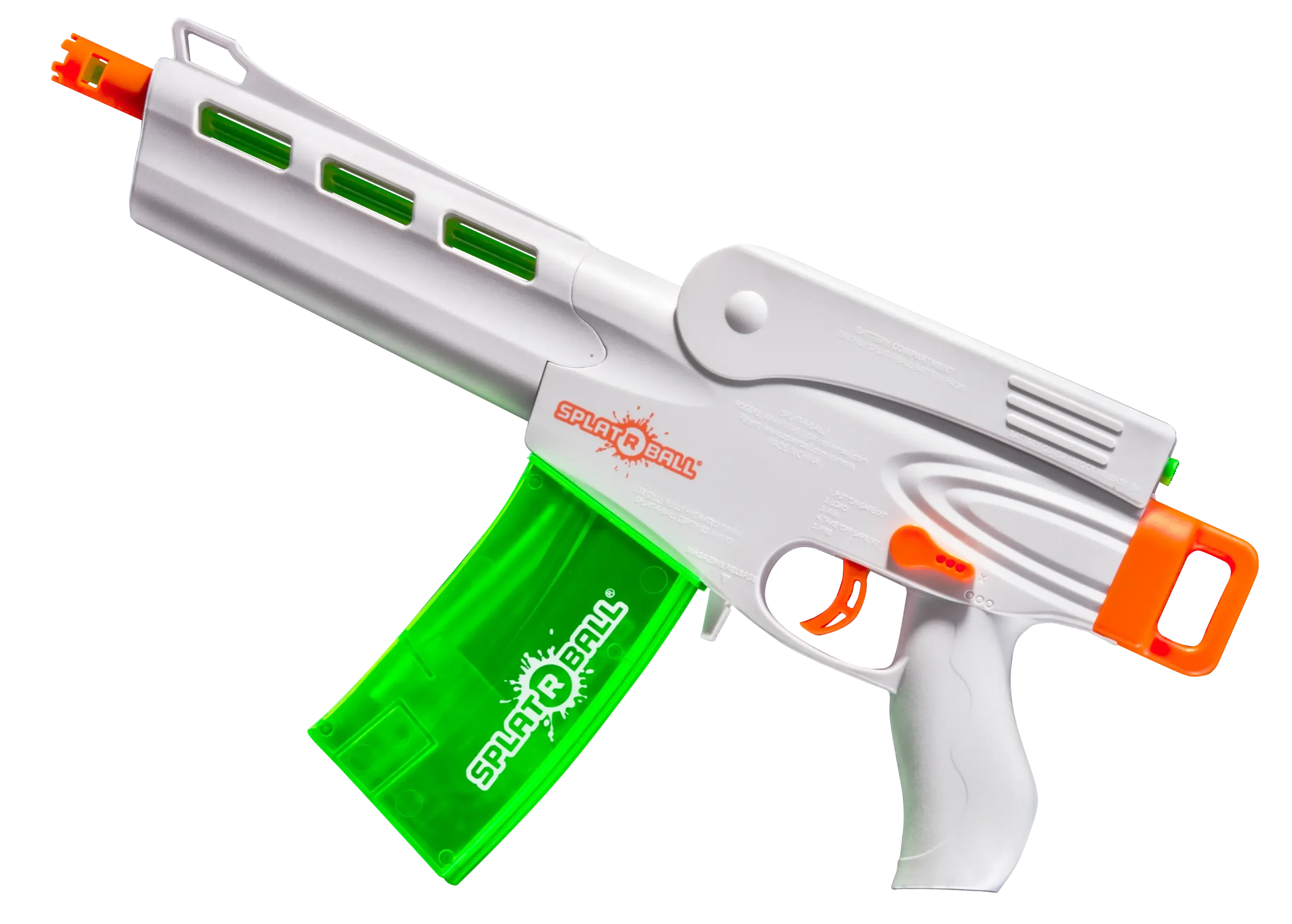 960001_8 Left Side View of SRB 800 PYRO KIT White and Green 960001 Sling Mount Attached