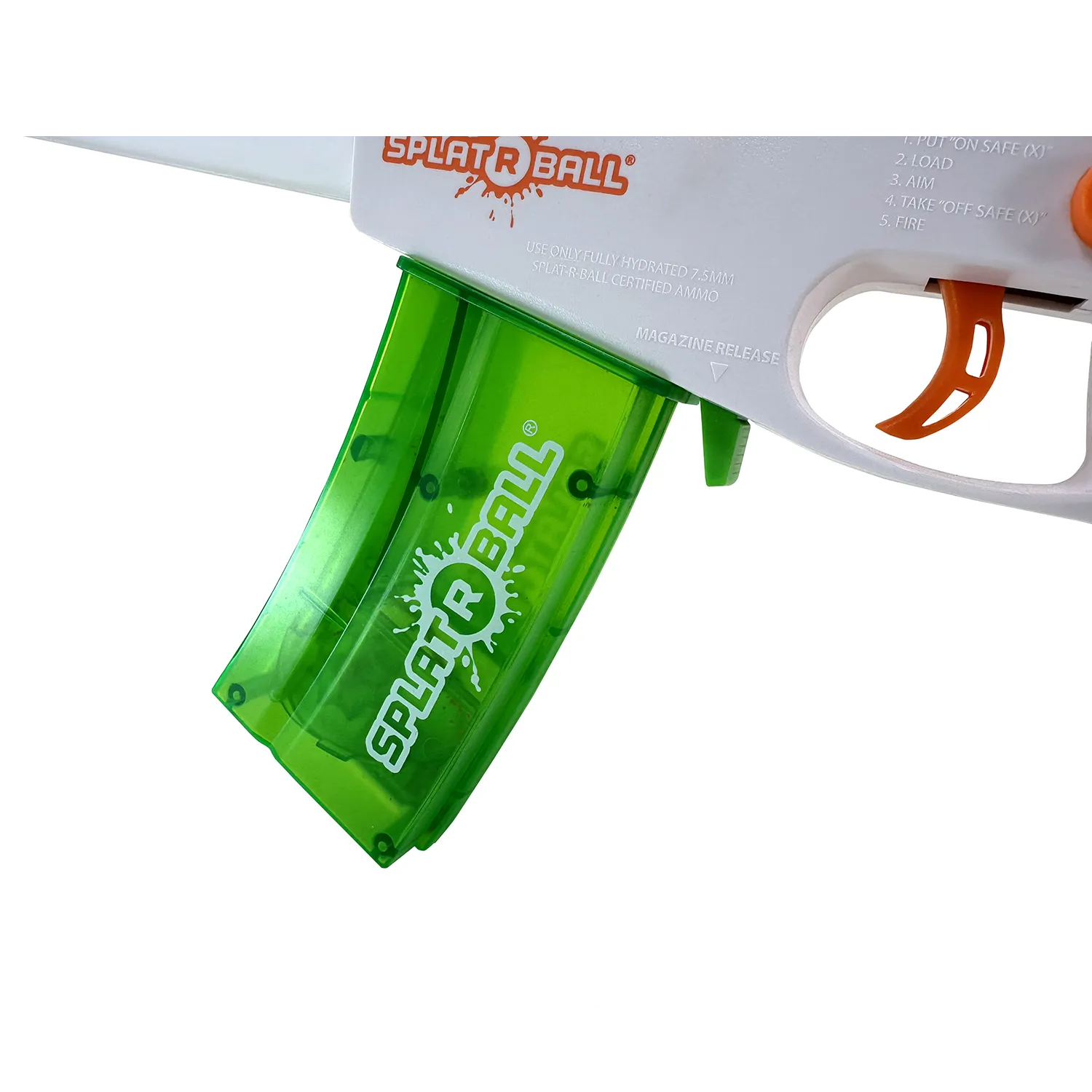Full Auto Glow-In-The-Dark water gel bead blaster magazine Full Auto Glow-In-The-Dark water gel bead blaster magazine