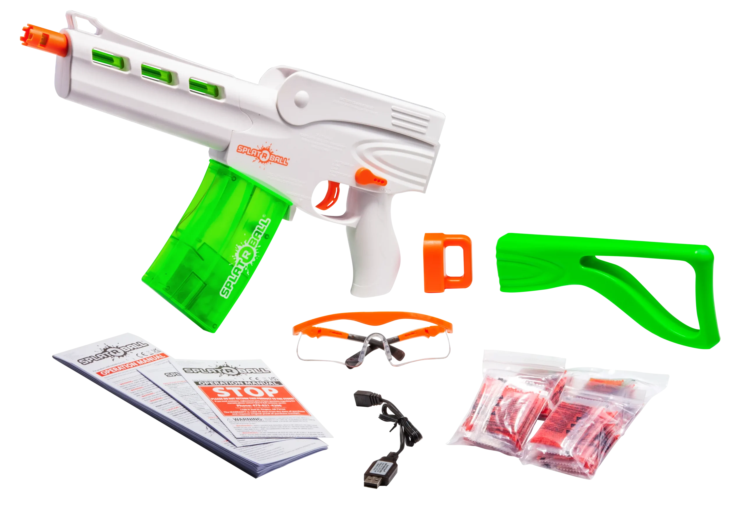 960001_1 Kit View of SRB 800 PYRO KIT White and Green 960001